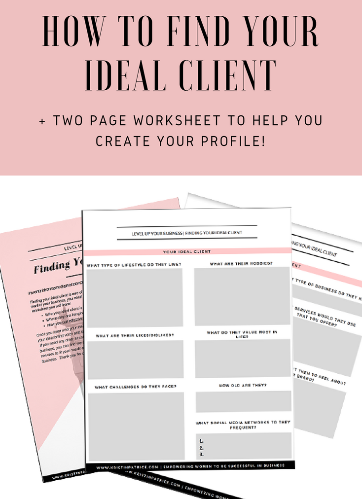 Ideal Client Worksheet