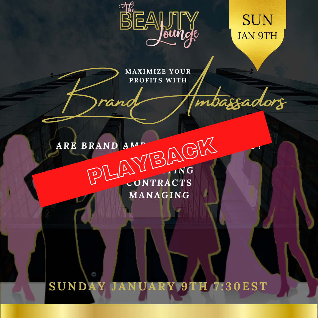 Brand Ambassador Zoom Playback
