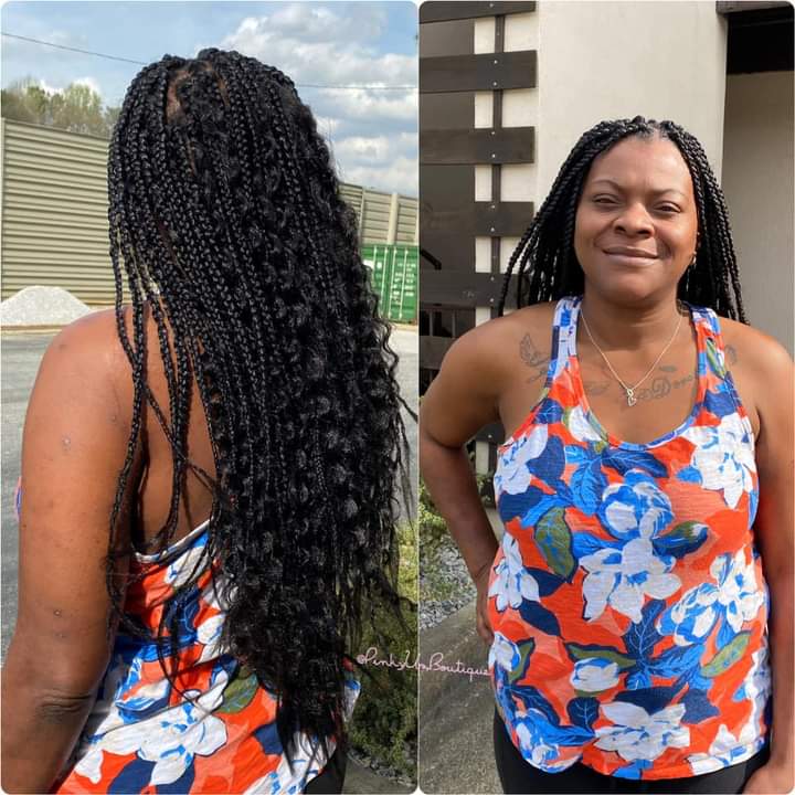 Bohemian Box Braids